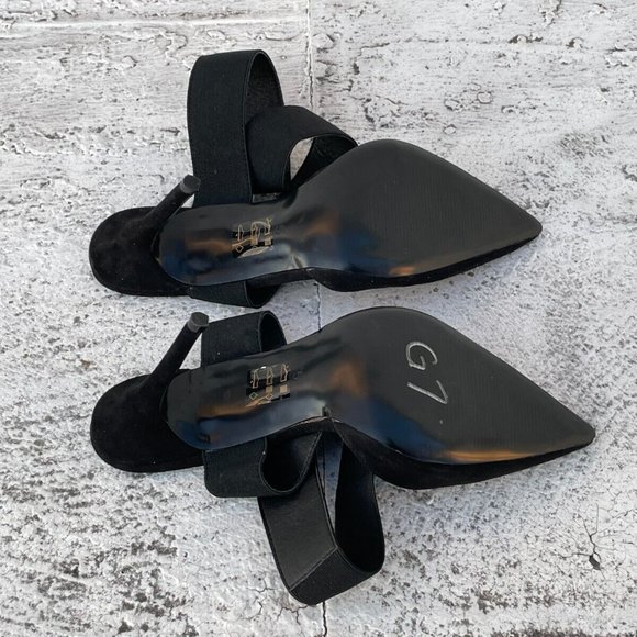 Asos Women Shoes Black All Man Made Upper Pump Sandal Size 5UK 7US - Picture 7 of 7